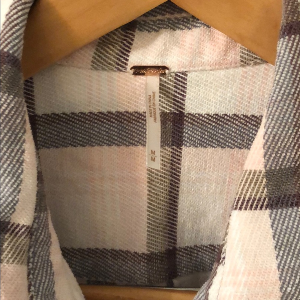 Free people Erin studded flannel shirt jacket - Picture 4 of 11